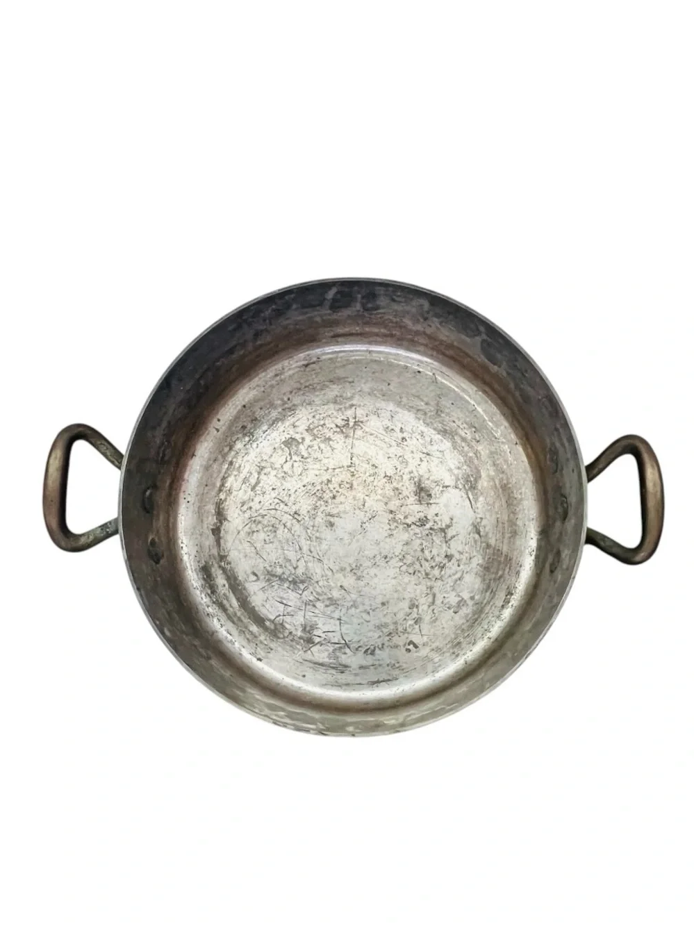 E. Dehillerin Hammered Copper Pan with Dual Handles